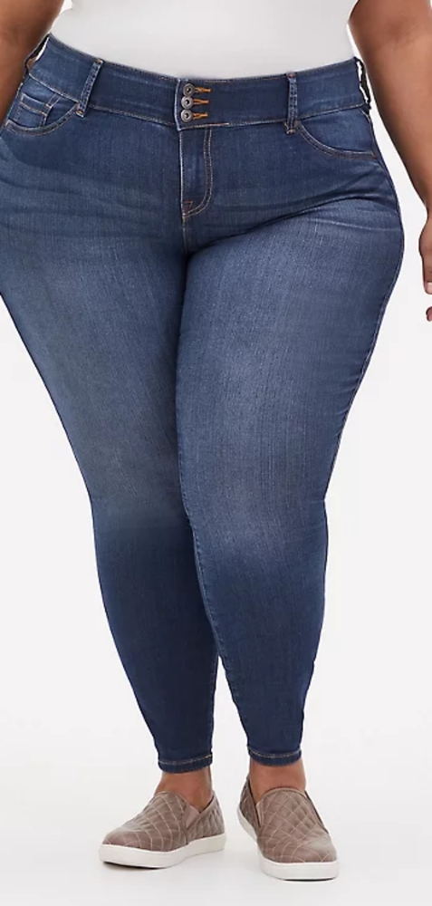 Torrid jegging super stretch medium wash